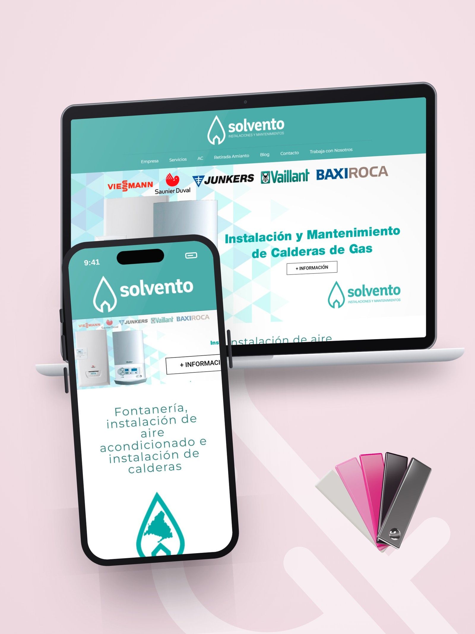 Solvento: Imagen de marca y web